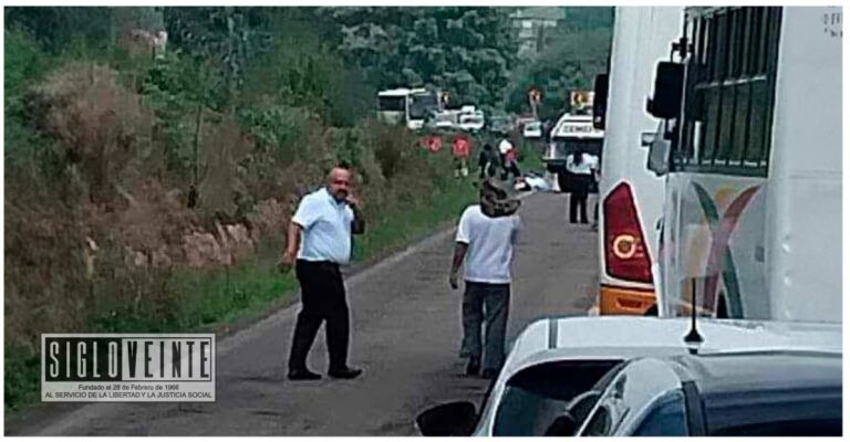 Motociclista pierde la vida en trágico accidente en la carretera Morelia- Zinapécuaro