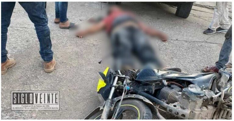 Motociclista resultó herido en accidente ocurrido en Ciudad Altamirano