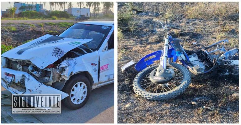 Piloto de moto pierde la vida en el Boulevard Costero del Puerto de Lázaro Cárdenas
