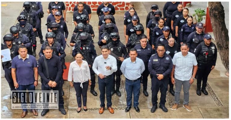 Trabajamos para tener la mejor policía en el Estado: Pablo Varona