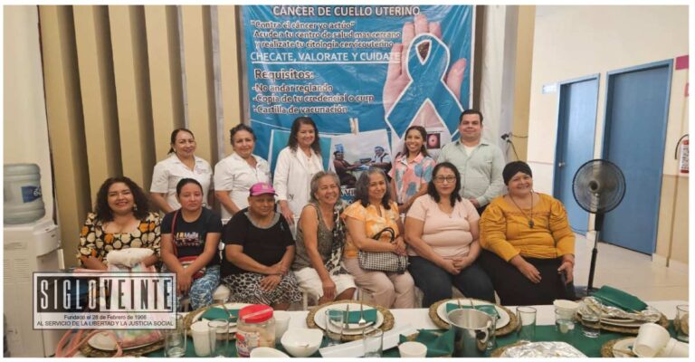 Centro de Salud de Huetamo ofrece convivio a mujeres en tratamiento al inicio del mes de concienciación sobre el cáncer de cuello uterino