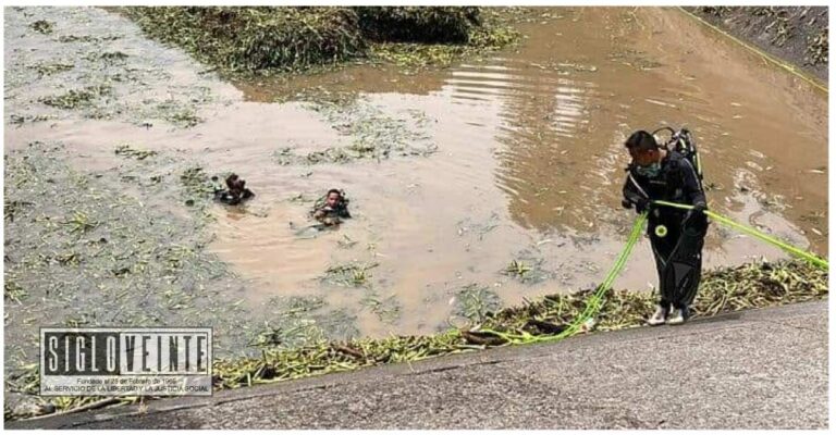 Continúan los esfuerzos de búsqueda de joven arrastrado por la corriente en presa del municipio de Tangancícuaro