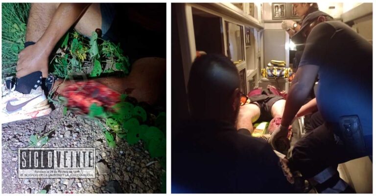 En la carretera Huetamo-Tziritzícuaro, dos motociclistas resultan heridos tras ser embestidos por un automóvil cuyo conductor huyó del lugar