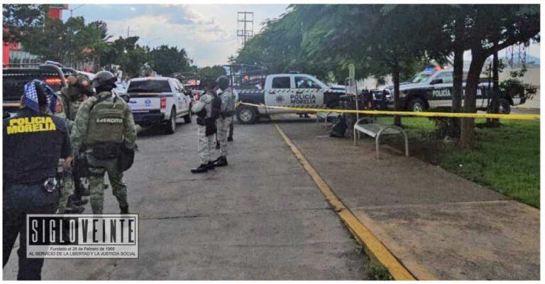 Hombre fue asesinado a balazos afuera de un módulo de la CFE en Morelia