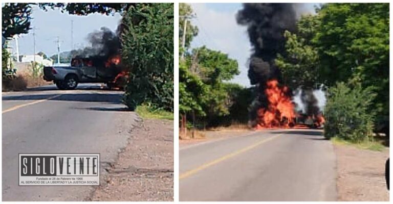 Lucha entre grupos delincuenciales generan narcoataques y bloqueos que paralizan el municipio de Buenavista Tomatlán