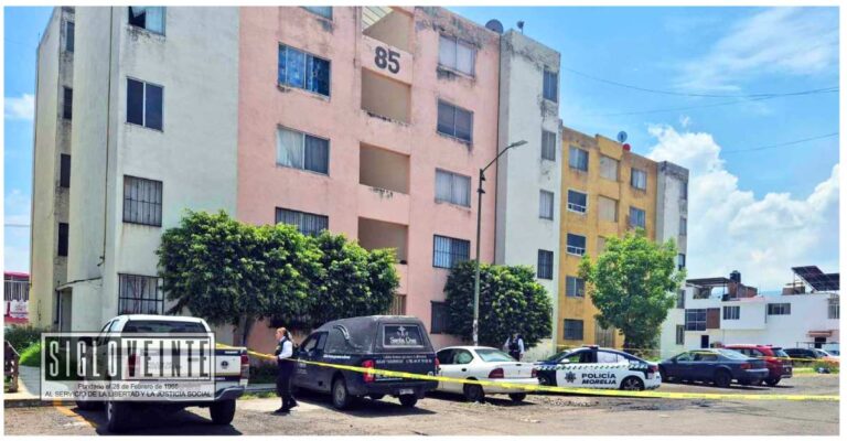 Mujer fallece tras caer de las escaleras en un edificio del fraccionamiento Campestre del Vergel de Morelia