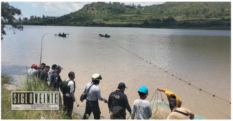 Realizan operativo de búsqueda por menor desaparecido en presa de Epitacio Huerta en Michoacán