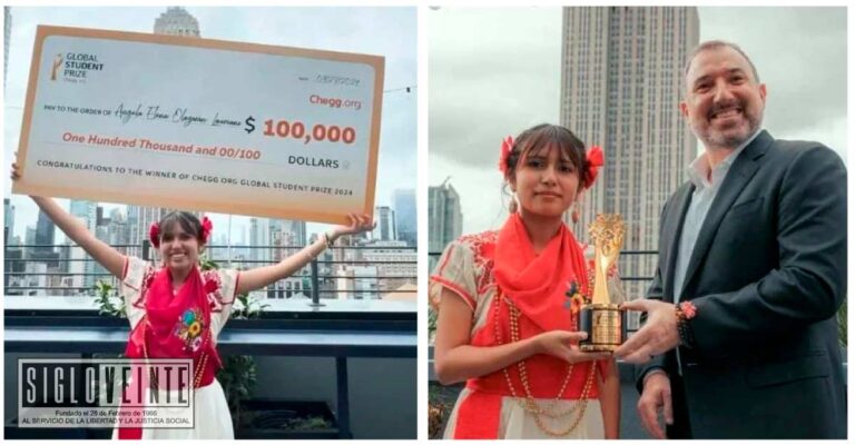 Ángela Olazarán Laureano, la mexicana reconocida como la mejor estudiante del mundo
