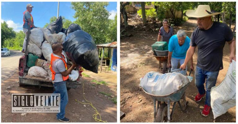 Ayuntamiento de Huetamo realiza campaña de descacharrización para combatir el dengue en las comunidades de El Reparito y Quenchendio