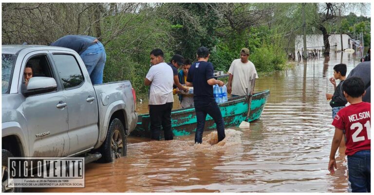 Evacúan a 150 familias de comunidades de Huetamo tras el paso del fenómeno meteorológico «John”