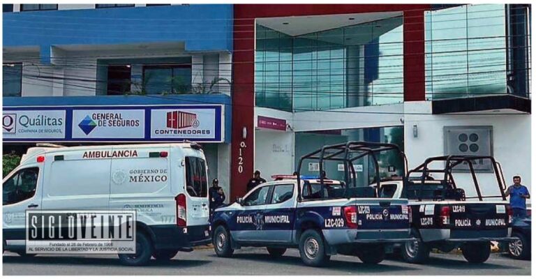 Fallece un hombre en las instalaciones del Servicio de Administración Tributaria (SAT) en el Puerto de Lázaro Cárdenas