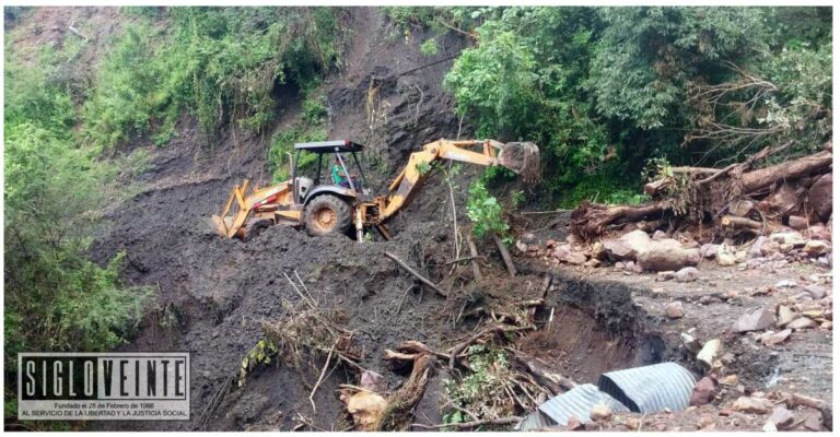 Gobierno de Nocupétaro intensifica trabajos de limpieza tras afectaciones a los caminos rurales por lluvias