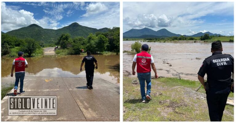 Protección Civil de Huetamo mantiene vigilancia constante en el Río Balsas