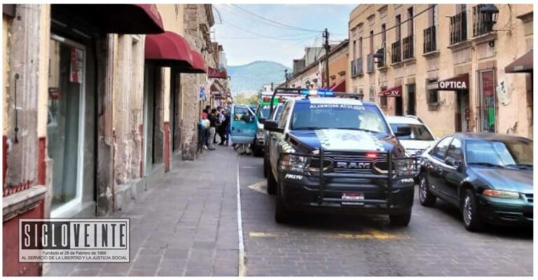 Tatuador es asesinado de varios balazos en el Centro Histórico de Morelia