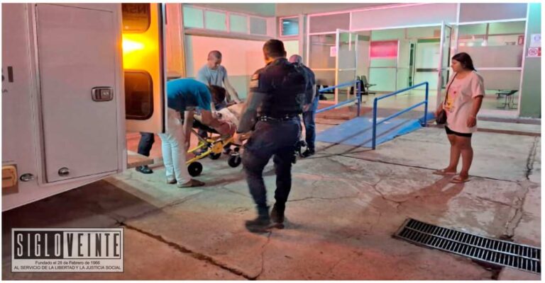 Accidente en motocicleta en Zirándaro deja a un hombre gravemente herido; fue trasladado de urgencia a Huetamo