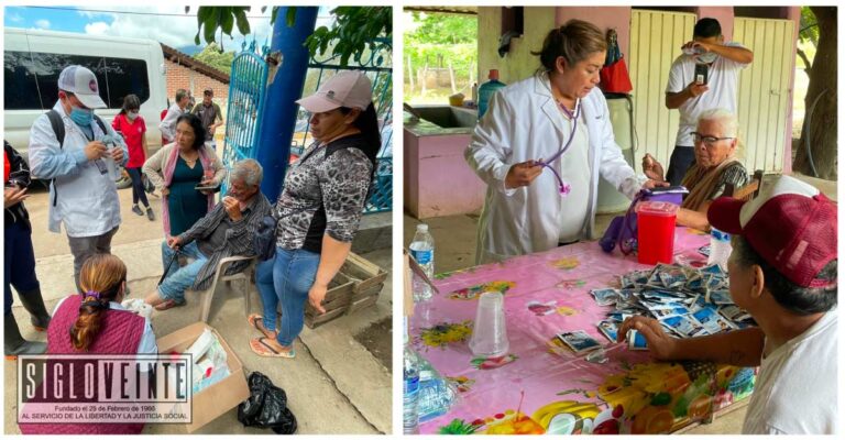 Atienden a las localidades de Huetamo afectadas por el huracán John, para garantizar la salud y el bienestar de la población damnificada