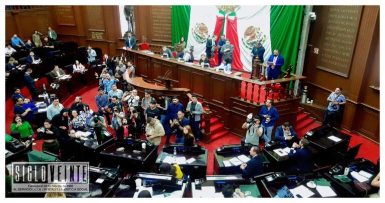 Congreso de Michoacán despenaliza el aborto hasta las 12 semanas de gestación