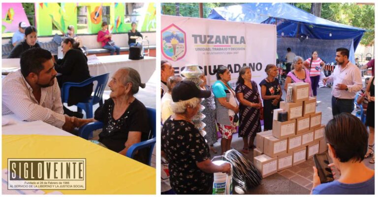 Durante el «Martes Ciudadano» en Tuzantla, el alcalde Fernando Ocampo entrega apoyos directos a la comunidad