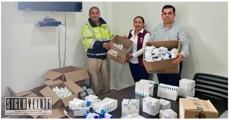 Envían insumos médicos a Huetamo y San Lucas para atender a población afectada por el huracán John