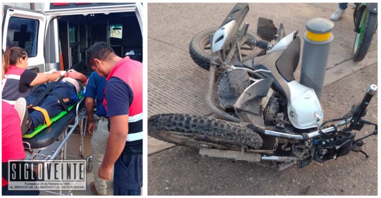 Joven de 15 años sufre grave accidente en motocicleta en Huetamo, es estudiante de Bachilleres