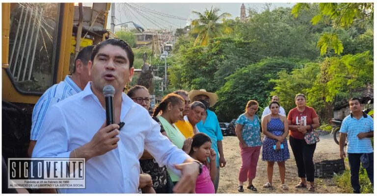 Tenemos la meta de pavimentar 35 calles en Huetamo durante los próximos 3 años: Pablo Varona