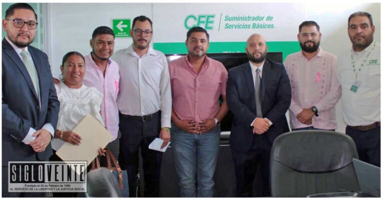 Presidente de Tuzantla se reúne con funcionarios de la CFE para buscar solución a las fallas en el suministro eléctrico