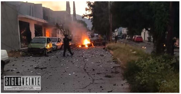 Terrorismo en Acámbaro, Guanajuato: Detonan coche bomba frente a oficinas de Seguridad Pública