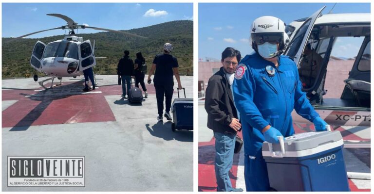 Trasladan de Morelia vía aérea órganos donados para trasplante en CDMX