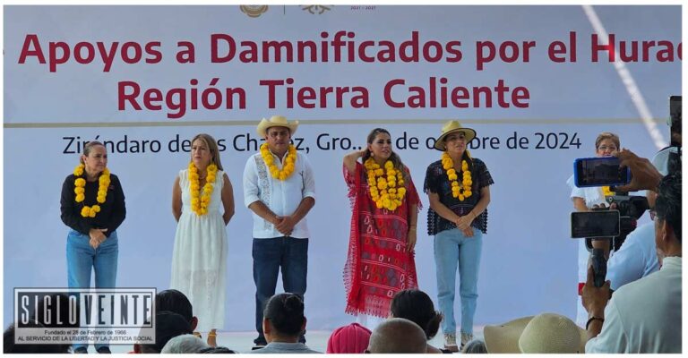 Unidos podemos superar nuestros retos y adversidades, señala el alcalde de Zirándaro Jaime ante la gobernadora Evelyn Salgado