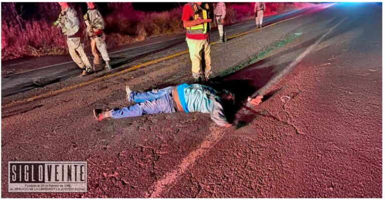 Accidente entre motocicletas cerca del crucero de Tanganhuato, deja un muerto y un herido