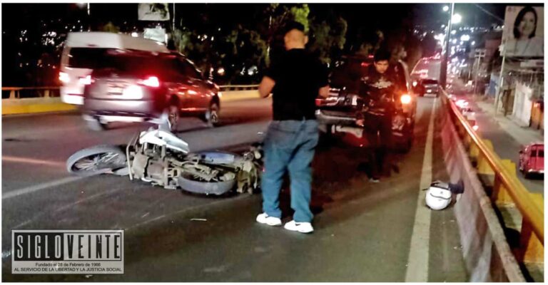 Agente de Seguridad Vial resulta lesionado tras ser embestido en el Libramiento de Morelia