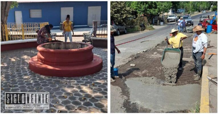 Alcalde de Carácuaro destaca avances en la mejora de espacios públicos