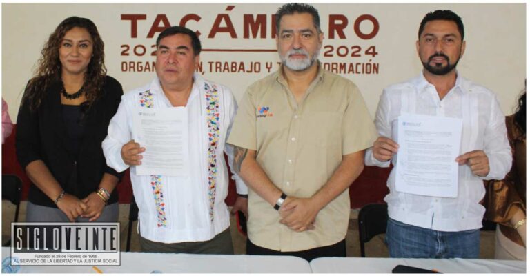 Ayuntamiento de Carácuaro firma convenio con empresa canadiense para ofrecer empleo temporal a caracuarenses