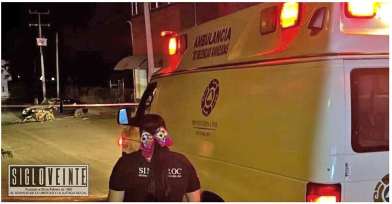 En Tacámbaro accidente deja un joven muerto y tres lesionados