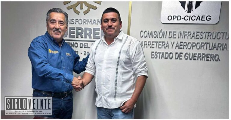 Gobierno de Zirándaro y la CICAEG trabajan en la rehabilitación de carreteras