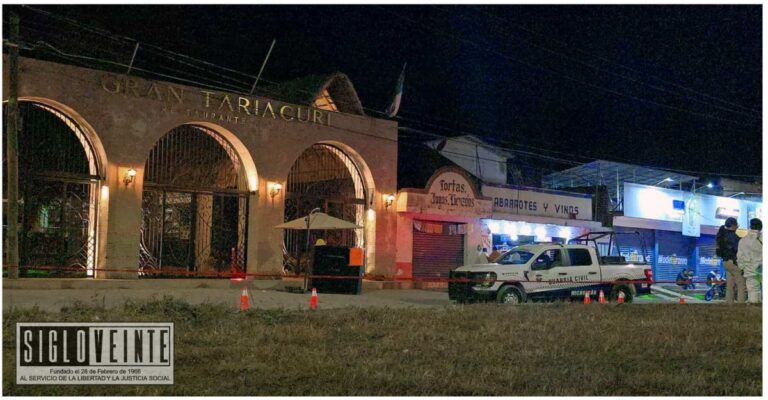 Privan de la libertad a empresario restaurantero cerca de Pátzcuaro; Guardia Civil y delincuentes protagonizan balacera