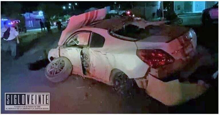 Choque vehicular en Ciudad Altamirano deja un herido y daños materiales