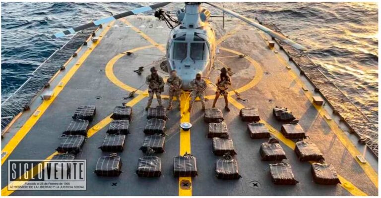 En el Puerto de Lázaro Cárdenas, decomisan más de una tonelada de droga valorada en más de16 millones dólares