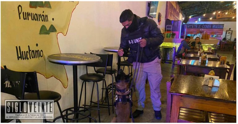 En el bar El Michoacano fueron aseguradas 150 dosis de narcótico