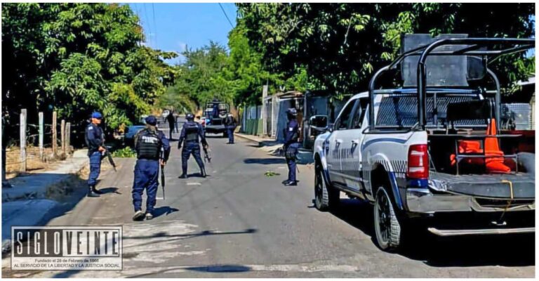 Se enfrentan grupo delictivo armado y Policía Municipal de Parácuaro