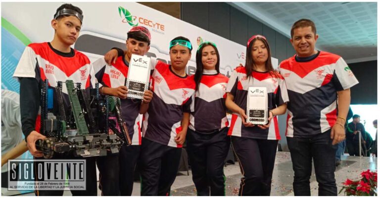 Van estudiantes del CECyTEM Lagunillas al mundial de Robótica en Texas