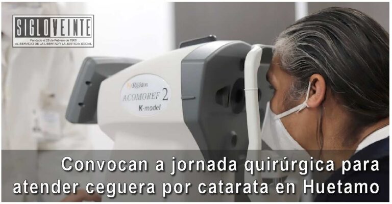 Convocan a jornada quirúrgica para atender ceguera por catarata en Huetamo
