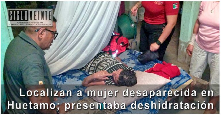 Localizan a mujer de 66 años de edad desaparecida en Huetamo; presentaba deshidratación y desorientación