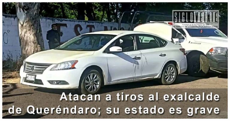 Atacan a tiros al exalcalde de Queréndaro; su estado es grave