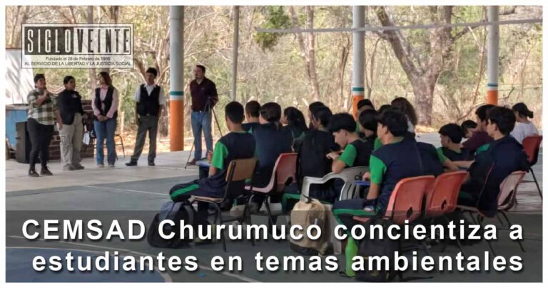 CEMSaD Churumuco concientiza a estudiantes en temas ambientales; aprendieron sobre proyectos de ecología y sustentabilidad