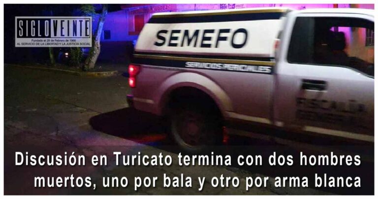 Discusión en Turicato termina con dos hombres muertos, uno por bala y otro por arma blanca