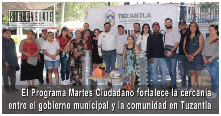 El Programa Martes Ciudadano fortalece la cercanía entre el gobierno municipal y la comunidad en Tuzantla