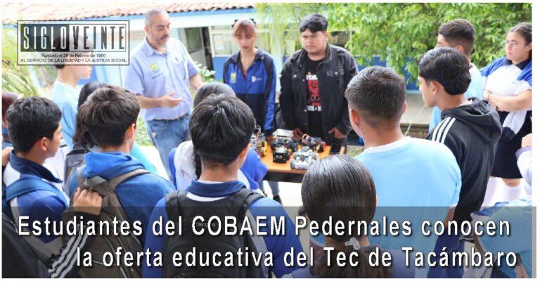 Estudiantes del COBAEM Pedernales conocen la oferta educativa del Tec de Tacámbaro