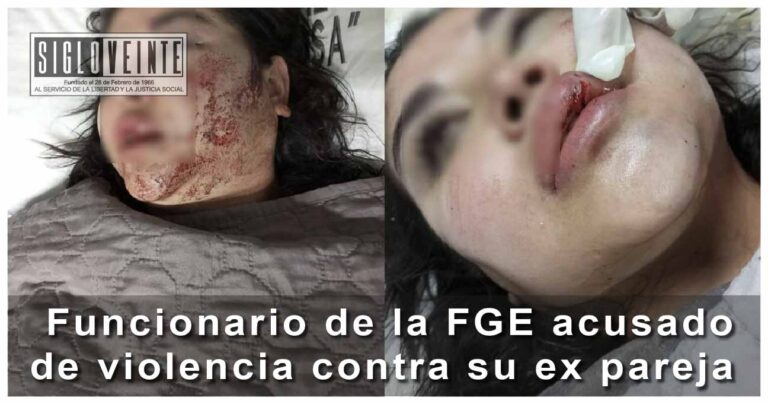 Funcionario de la FGE acusado de violencia contra su ex pareja
