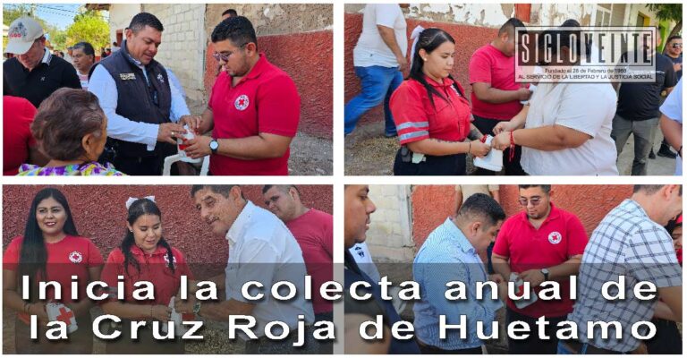 Inicia la colecta anual de la Cruz Roja de Huetamo; llaman a la solidaridad ciudadana